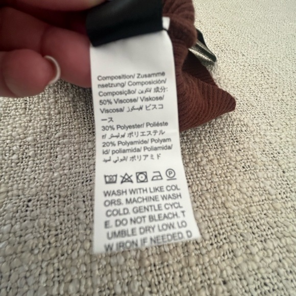 SHEIN  brown ribbed top Size XS - Picture 6 of 8